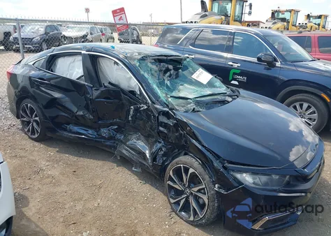 2020 Honda Civic Lx из США, поврежденный, VIN 2HGFC2F60LH596012